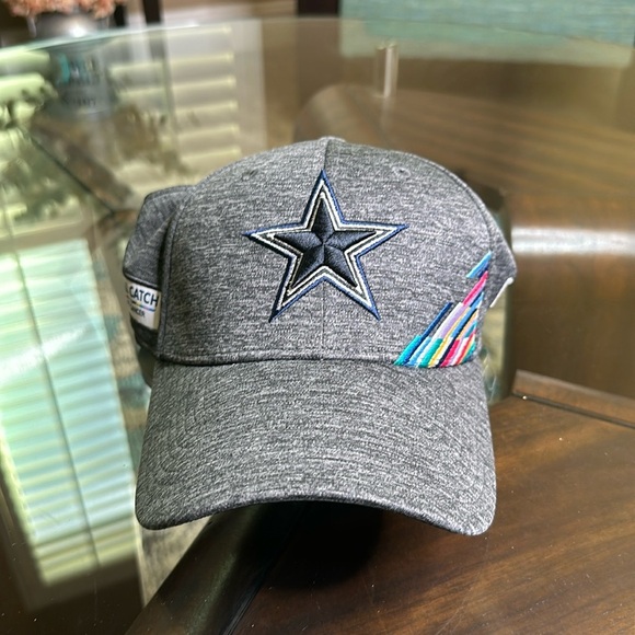 New Dallas Cowboys New Era Heather Gray 2019 Crucial Catch 39THIRTY Flex Hat - Picture 2 of 7